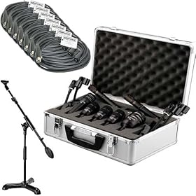 Audix DP7 DP 7 Piece Drum Package Bundle by