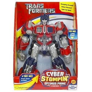 Hasbro Transformers Cyber Stompin' Optimus Prime Action Figure