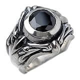 DICKY ＆ GRANDMASTER ディッキー＆グランドマスター サリエル シルバー リング ブラックCZ カスタム 指輪 DR-06-BKCZ