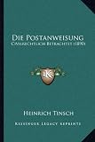 Die Postanweisung: Civilrechtlich Betrachtet (1890)