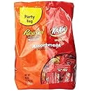 Hershey's Assortment Chocolate Mix (Reese's Miniatures &amp; Kit Kat Minis), 40-Ounce Packages (Pack of 2)