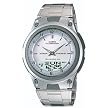 Men's Casio Ana-Digi Metal Sport Watch - Silver ( 9" )