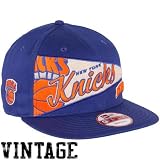 NBA New Era New York Knicks OL Pennant Snapback Adjustable Hat - Royal Blue