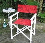 rose print directors chair - great for the garden, conservatory or inside the house