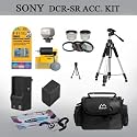 Accessory Kit for the Sony SR42 SR45 SR62 SR65 SR82 SR85 Handycam Camcorder