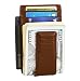 Money Clip Leather Wallet For Men Slim Front Pocket RFID Blocking Card Holder With Super Strong Magnetic (Tan)
