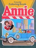 LITTLE ORPHAN ANNIE Crayola COLORING BOOK Featuring ANNIE TRAVELS (1982 Binney & Smith/1981 Tribune Co)