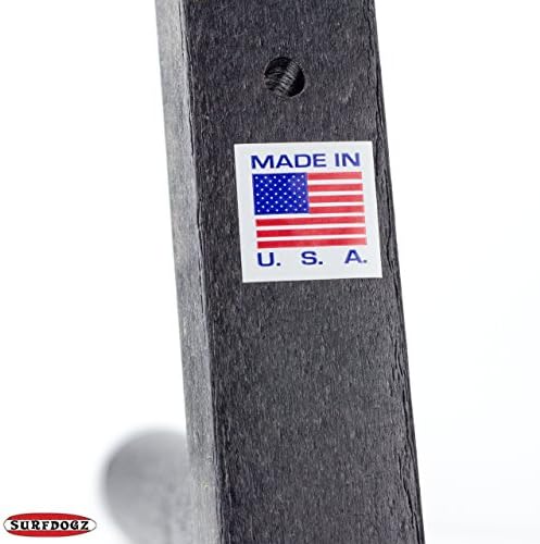 Surfdogz - 1 Snowboard / Skateboard, Steel Peg / Poly Base Wall Rack Set