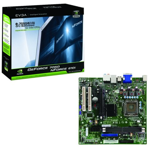 EVGA 112-CK-NF70-TR nForce 610i and GeForce 7050 Intel 775 GPU Motherboard