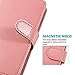 Galaxy S5 Case, ULAK Multi Card Slots Series Magnetic Wallet Case Cover for Samsung Galaxy S5 SV Galaxy S V i9600- Coral Pink