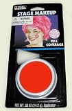 Orange Full Coverage Makeup - Halloween