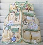 Carol Wilson Father's Day Card - Fishing Vest w/Lures and Flies
