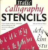 Italic Calligraphy Stencils