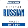 Russian Phase 1, Units 1-30: Learn to Speak and Understand Russian with Pimsleur Language Programs