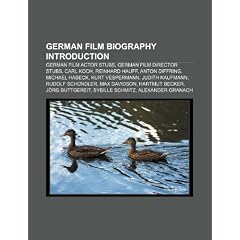 German Film Biography Introduction: German Film Actor Stubs, German Film Director Stubs, Carl Koch, Reinhard Hauff, Anton Diffring