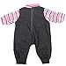 AOFUL 16 Inches Bitty Baby Doll's Clothes Jeans Wear Dress for American Girl Dolls