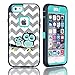 iPhone 6 Case,iPhone 6 4.7 Case,By Caseland[3 Piece Pattern] Owl Design Hybrid Hard Soft Case High Impact Bumper Protective Case For iPhone 6 [Green]