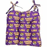 NCAA LSU Tigers 16'' x 16'' Dinette Chair Cushion
