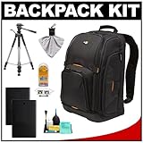 Case Logic Digital SLR Camera Backpack Case (Black) (SLRC-206) + (2) EN-EL9 ....