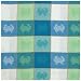 Durable Woven Jacquard 100% Cotton Block Crabs Tablecloth 60x60 Inches