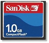  : SanDisk SDCFB-1024-A10 1GB CF Type 1 Card (Retail Package)