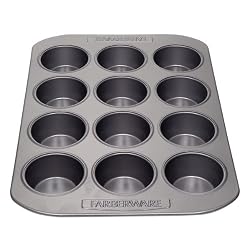 Farberware 52106 Nonstick Bakeware 12-Cup Muffin Pan