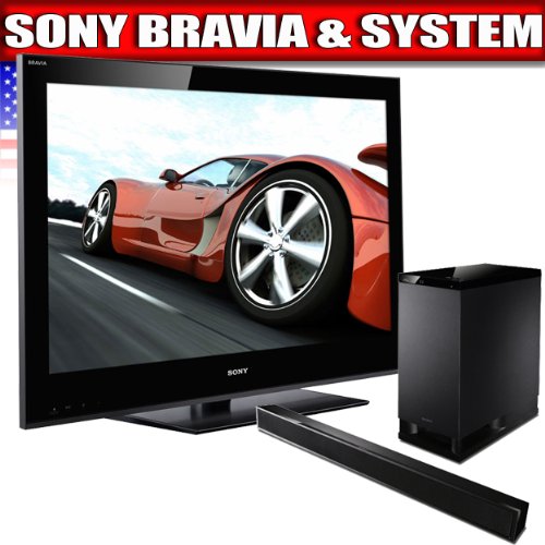 Sony KDL46NX700 46-inch 1080p 120Hz LED Edge-lit LCD HDTV + Sony Virtual 5.1 Channel Sound Bar - Black (HTCT150)