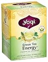 Yogi Tea, Green Tea Energy, Tea Bags, 16-Count Boxes (Pack of 6)  [Amazon Frustration-Free Packaging]