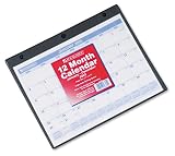 AT-A-GLANCE SK800 Monthly Desk/Wall Calendar, 3-Hole Punched Holder, Refillable, 11 X 8-1/4, Carton of 48