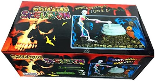 eSmart Money Makes The Mare: Ghost Skeleton Creative Piggy Bank - Live Voice with Music Funny Coin Bank Saving Box