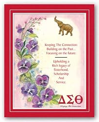 Keeping The Connection - Delta Sigma Theta by Pita Ohiwerei 8"x10" Art Print Poster