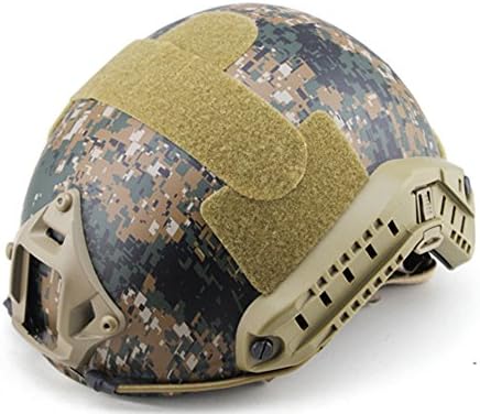 YX Outdoor Activity, Field Operation Game, Mountaineering Must Matched Helmet, SWAT Brickforge, The Original FAST Combat Camouflaged Helmet, No Holes.