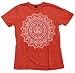Flower Of Peace Guys Vintage Heather T-Shirt In Orange By Obey Clothing