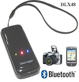 Ecom North DLX48 3-in-1 GPS for Navigation Bluetooth Receiver, Photo Shooting / Photo Tagger (Flickr, Google Earth) and Data Logger / Travel Tracker Tracking