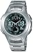 Casio Men's Core AQ160WD-1BV Silver Stainless-Steel Quartz Watch with Digital Dial