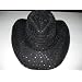 519hJukIe2L. AA75  Glitter Sparkle Western Hats / Black with Gold Dots / Limited Edition