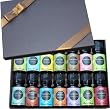 Essential Oil- Beginners Best of the Best Aromatherapy Gift Set- (100% Pure Therapeutic Grade Essential Oils) 14/ 10 ml