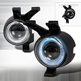 1998-2005 Volkswagen Beetle Halo Projector Fog Lights Clear by Instyleparts