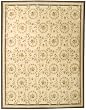 Handmade Chinese Aubusson Collection "Rouen Design" Wool Rug