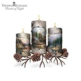Thomas Kinkade The End Of A Perfect Day Candleholder Collection