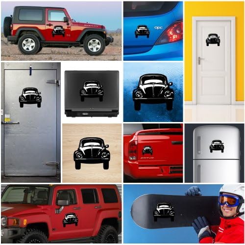 Decals Decal Classic Car Vw Beetle Tablet Laptops Weatherproof Sports Bikes (35 X 31.0 In)