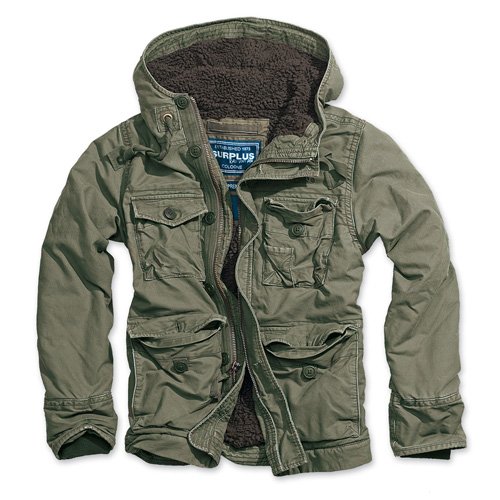 Vintage Supreme Jacke (Gr�sse M, oliv-gewaschen)