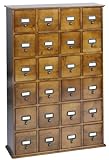 Leslie Dame Enterprises Library Style CD Storage Cabinet,Walnut