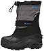 Columbia girls Powderbug Plus Ii Snow Boot, Black/Hyper Blue, 12 Little Kid US