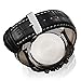 Soleasy New Men's Silver Case Leather Band Quartz Analog Wrist Watch WTH8039