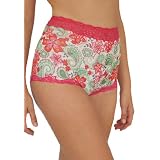 Dreams & Co&reg; Plus Size Panty, lace-trim 2-pack boy shorts