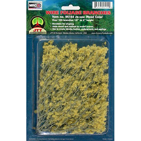 JTT Landscaping Material - Wire Foliage Branches, Wood Color