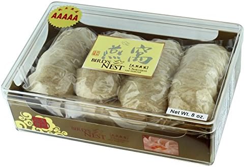 Dragon Bland Premium Indonesia Birds Nest (Swallow's Nest) AAAAA Grade 8 oz (227g) Box