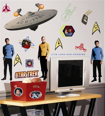 Star Trek (The Original Series) Peel & Stick Wall Appliques Set
