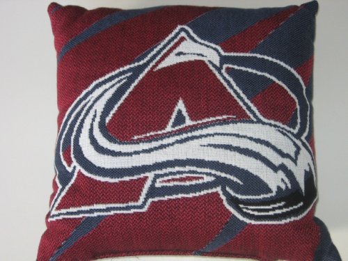Buy COLORADO AVALANCHE Soft Knit Team Logo Throw Pillow 18 x 18 x 6 by Northwest